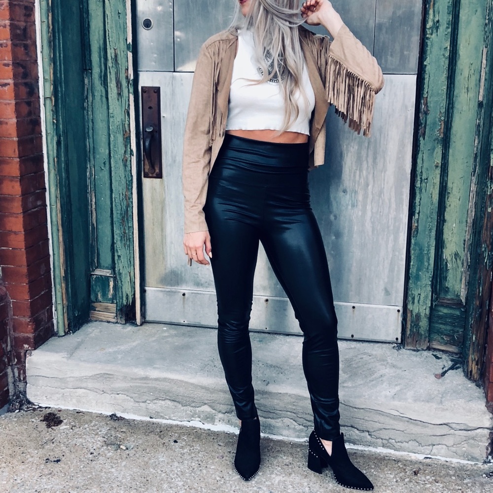 Faux Leather Leggings